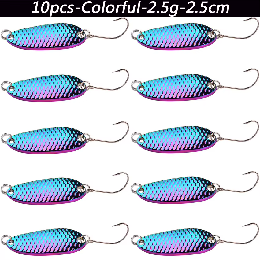 Cucharas Loong Metal – Señuelos 1,5-5g con Gancho Único - imagen 3