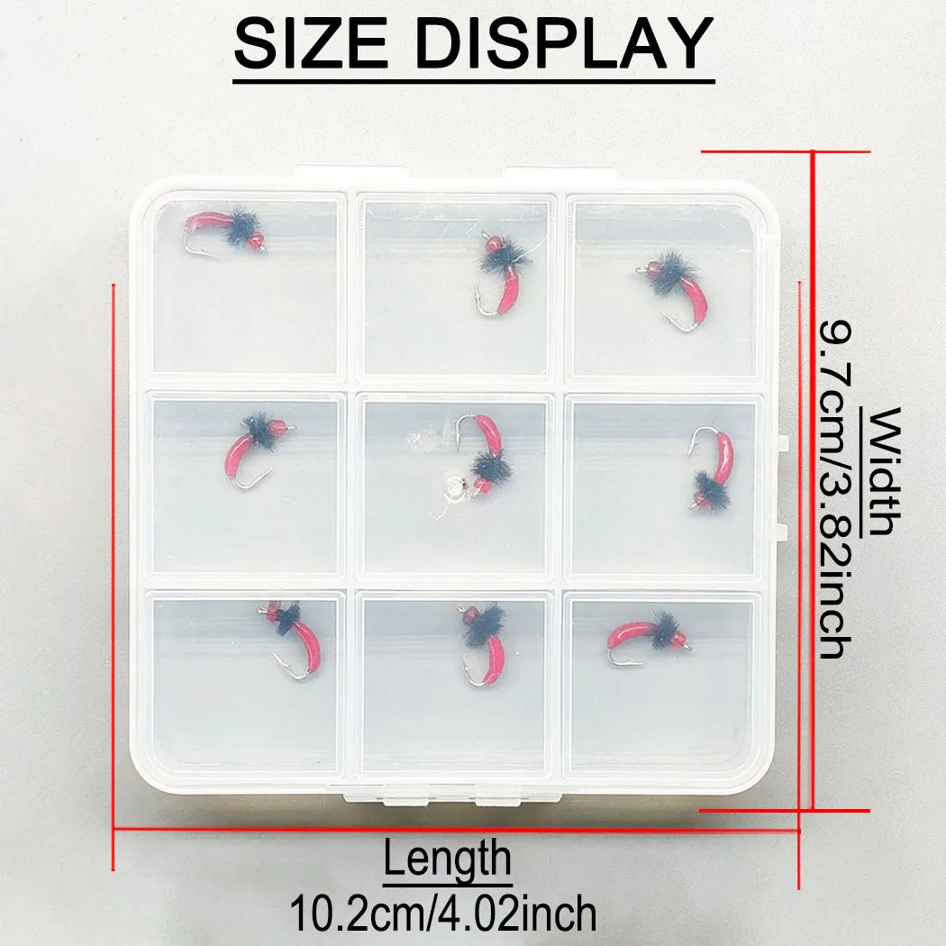 Mosca húmeda para trucha y carpa con caja de moscas - imagen 2