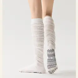 Calcetines cinco dedos antideslizantes multicolor con puntos de silicona