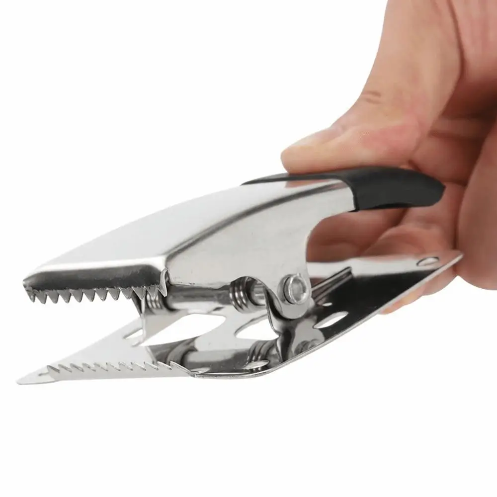 Pinza de filetear inox duradera con tornillos y clip cola profunda - imagen 2