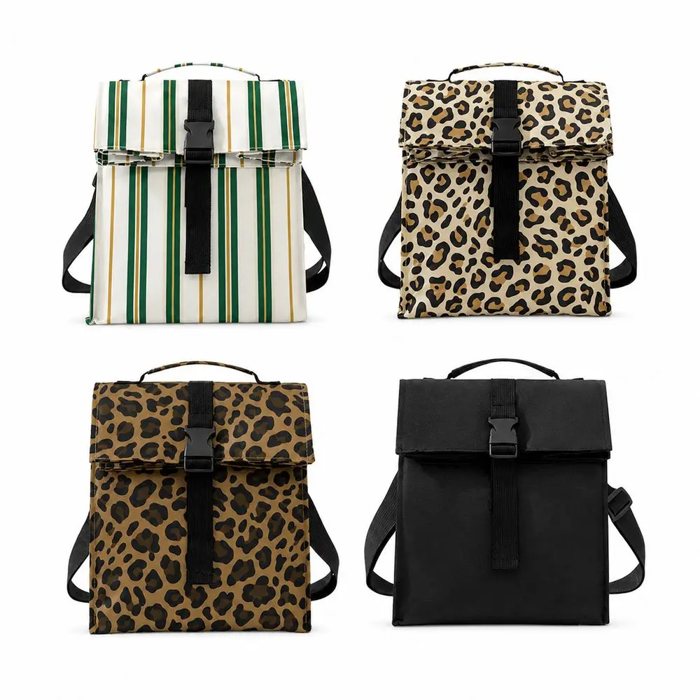Bolsa térmica impermeable plegable Oxford con correa ajustable - imagen 4