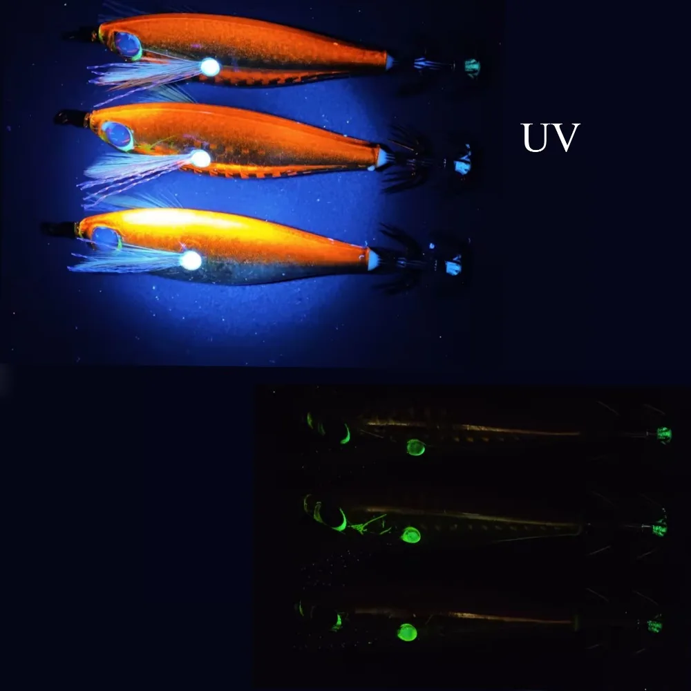 Señuelos luminosos horizontales para calamares y camarones marinos - imagen 2