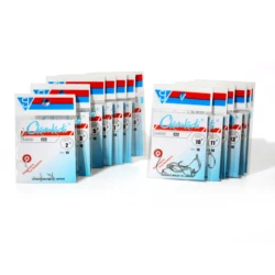 Anzuelos acero inoxidable tipo sierra para pesca de tiburón