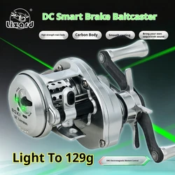Carrete baitcaster BOKI DC Round con freno electrónico antióxido