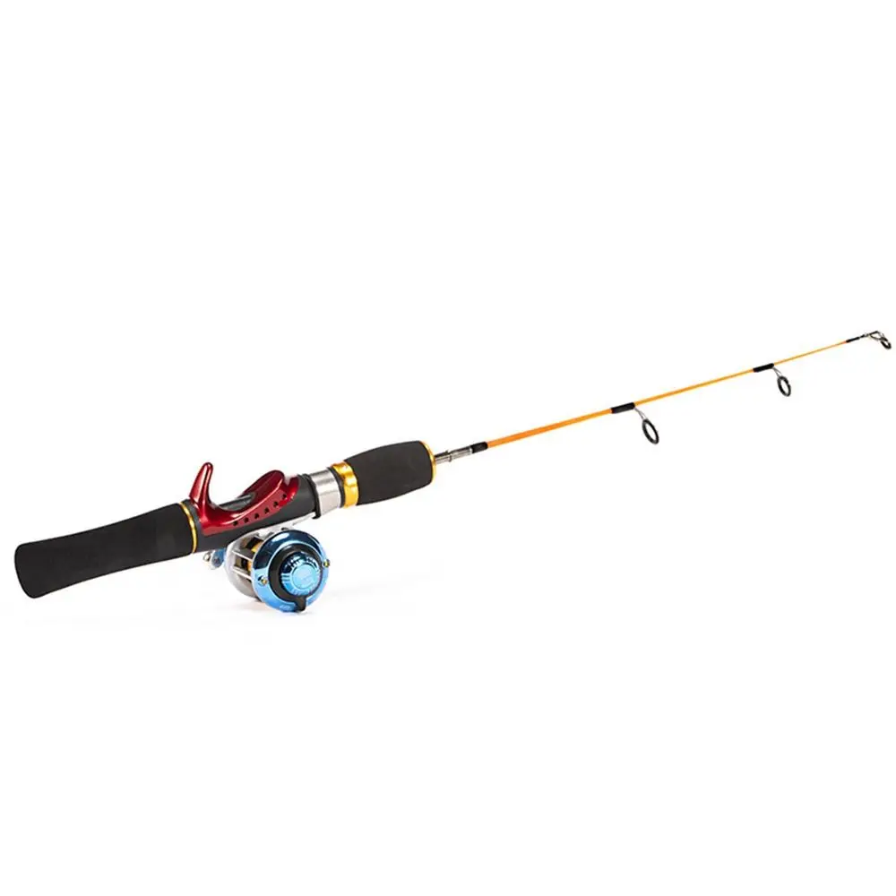 Caña de pesca en hielo con carrete carbono y pluma retráctil - imagen 5