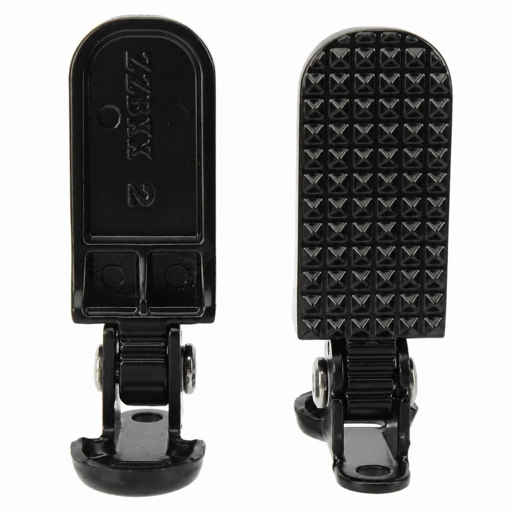 Reposapiés plegables antideslizantes para bicicleta de aluminio pasajero - imagen 3