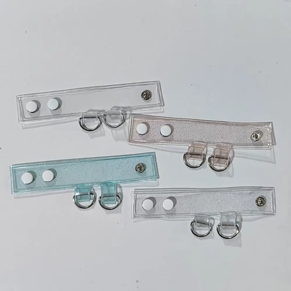 Hebilla de extensión para correa de bolsa con clip transparente PVC - imagen 3