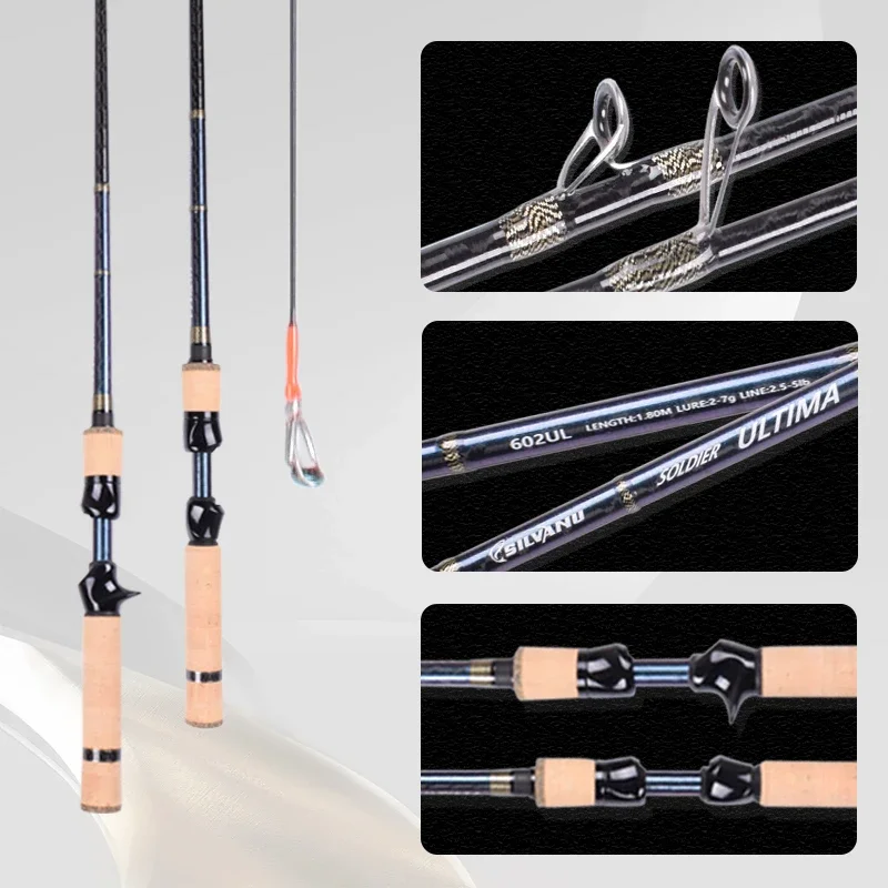 Mavllos ULTIMA caña BFS ultraligera para trucha con anillo Fuji - imagen 2