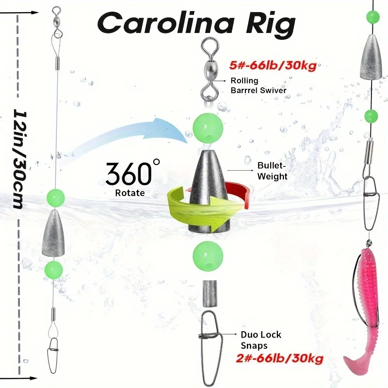 Jig Heads Carolina Premontados – Pesca en Agua Salada - imagen 4