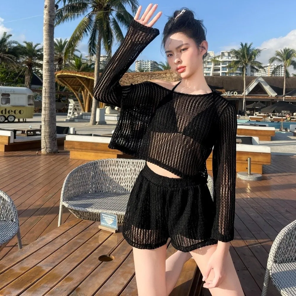 Bikini de moda holgado con aberturas de playa para vacaciones - imagen 2