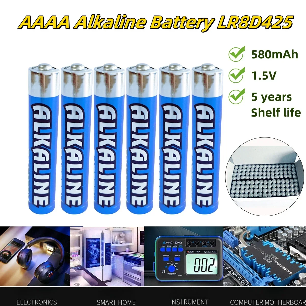 Batería AAAA LR8D425 en formato compacto