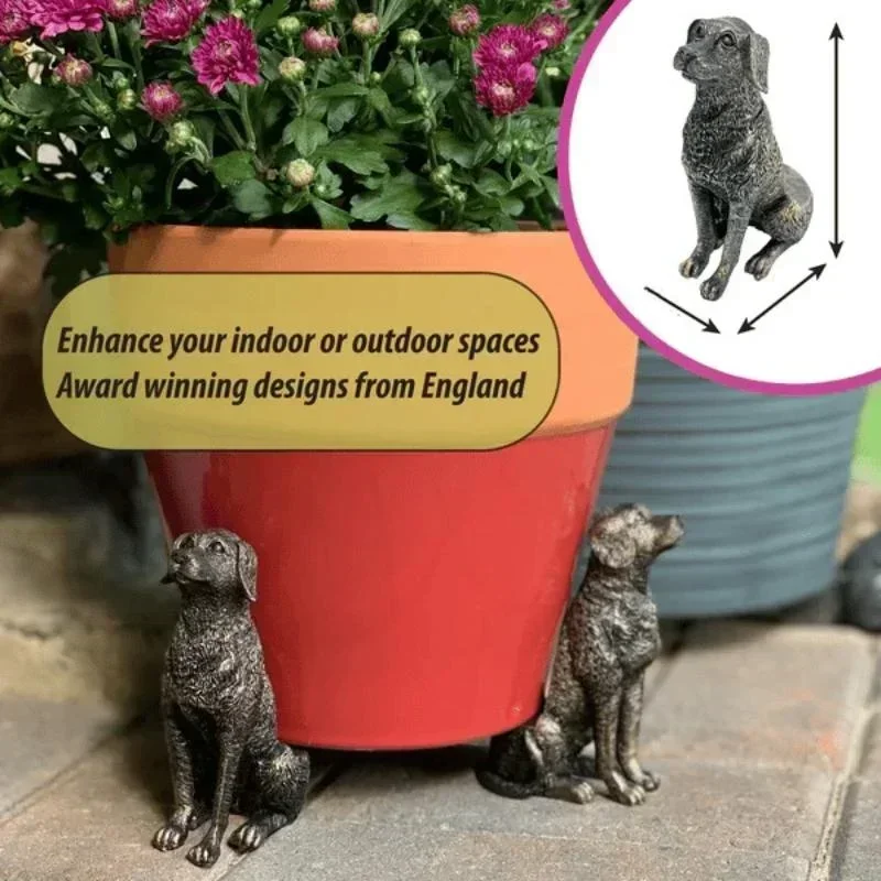 Soporte para maceta forma gato