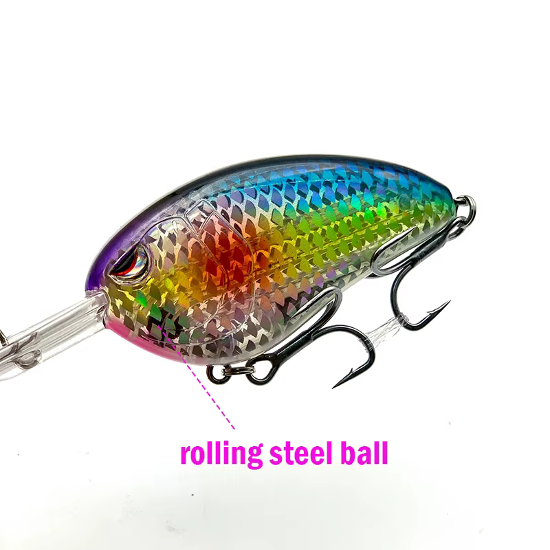 Testar Rattlin Crankbait Flotante – Señuelo wobble para lubina y bagre - imagen 5