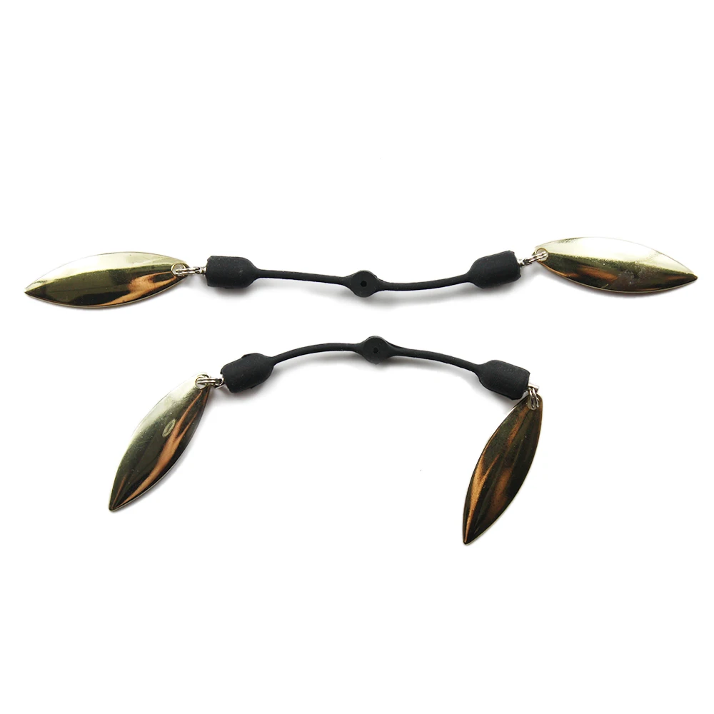 Cucharas giratorias Spin Spinner rattlin buzz de cobre doble - imagen 4
