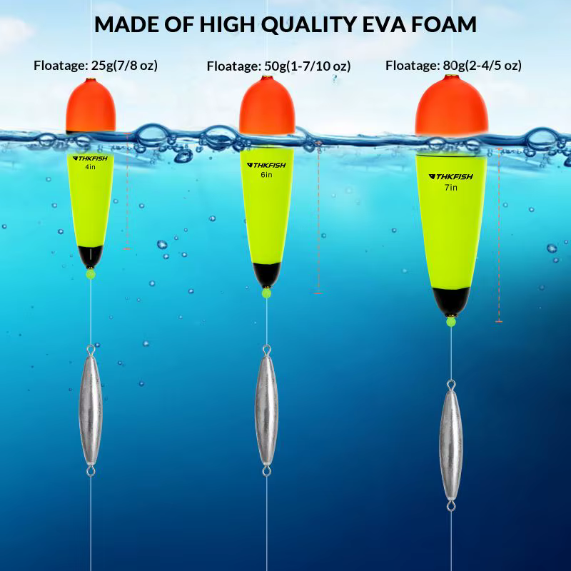 Flotadores THKFISH de EVA para pesca – Elásticos antideslizantes - imagen 5