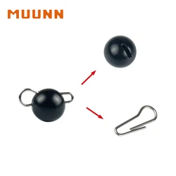 MUUNN Cheburashka de tungsteno para pesca con mosca, más sensible