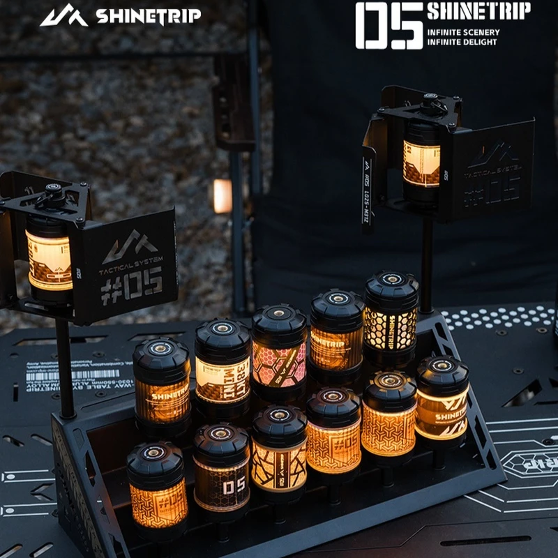 ShineTrip Lámpara de camping LED regulable 4 niveles con imán - imagen 4