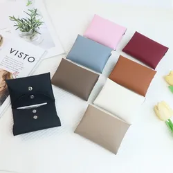Monedero de cuero PU plegable con estampado de palma unisex