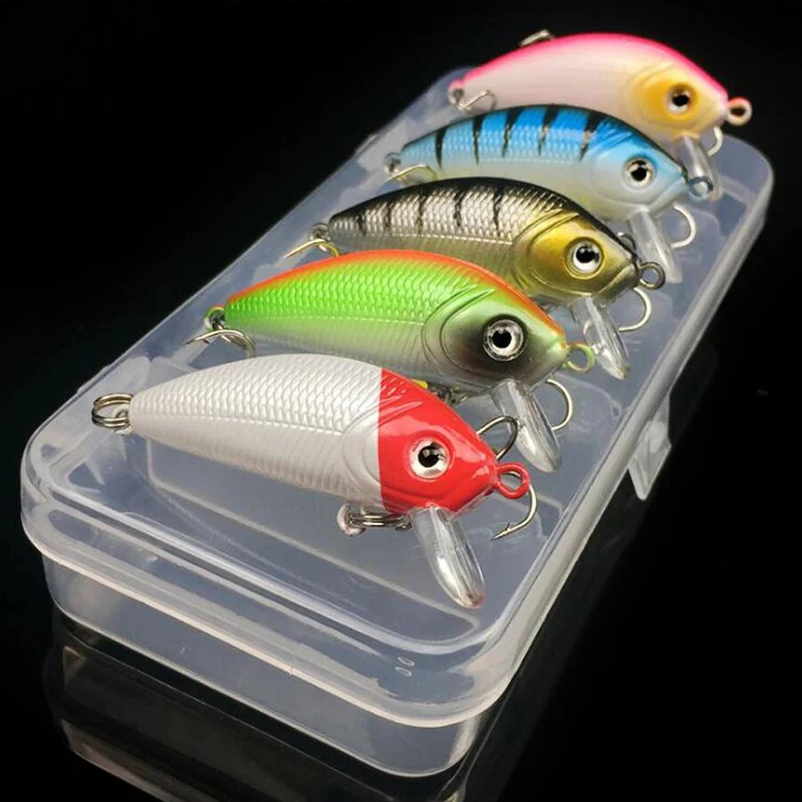 Señuelo Jerkbait flotante tipo minnow duro con anzuelos - imagen 5
