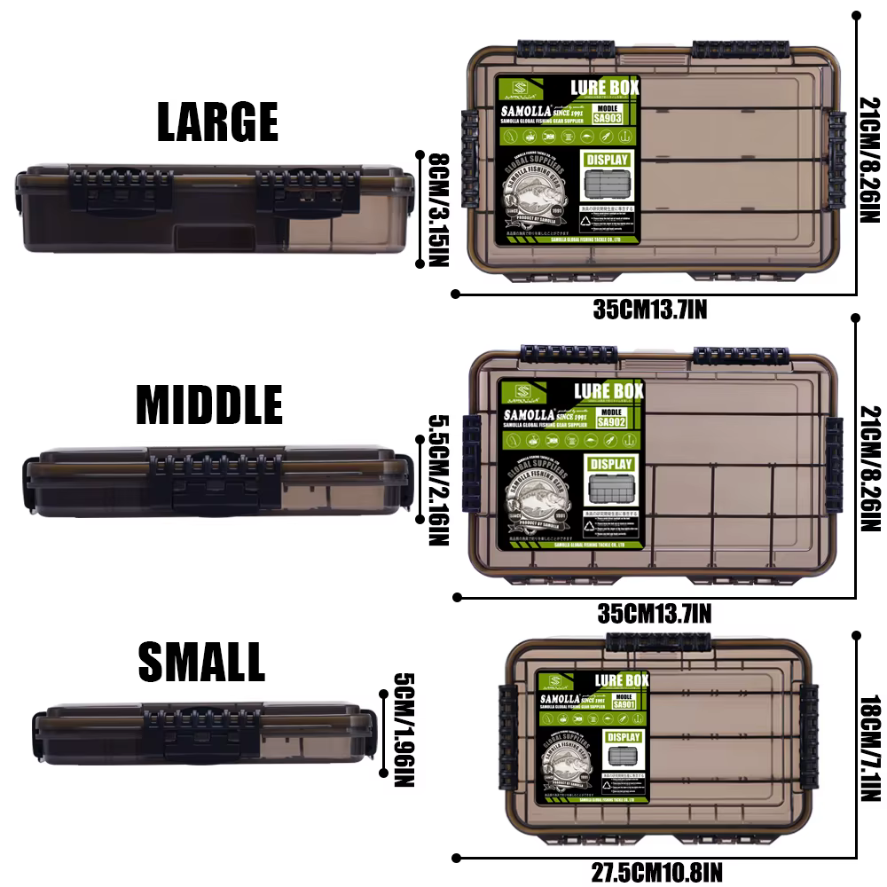 Samolla Caja Impermeable Grande Nueva para Aparejos de Pesca Portátil - imagen 3