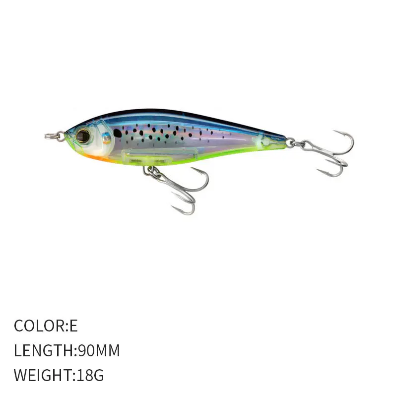 Wobbler 3D 90mm 18g – Señuelo para trucha agua salada - imagen 5
