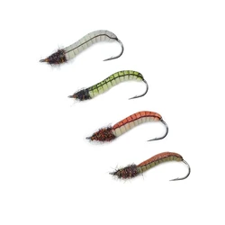 Moscas Stonefly estilo gusano para trucha y salmón en ríos