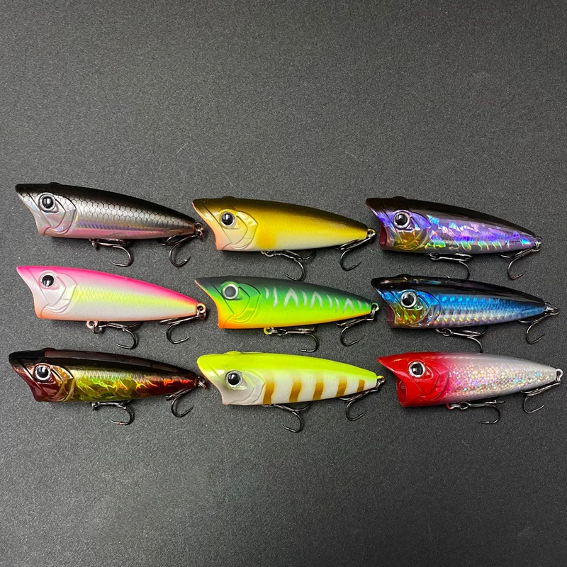 Acción topwater con popper
