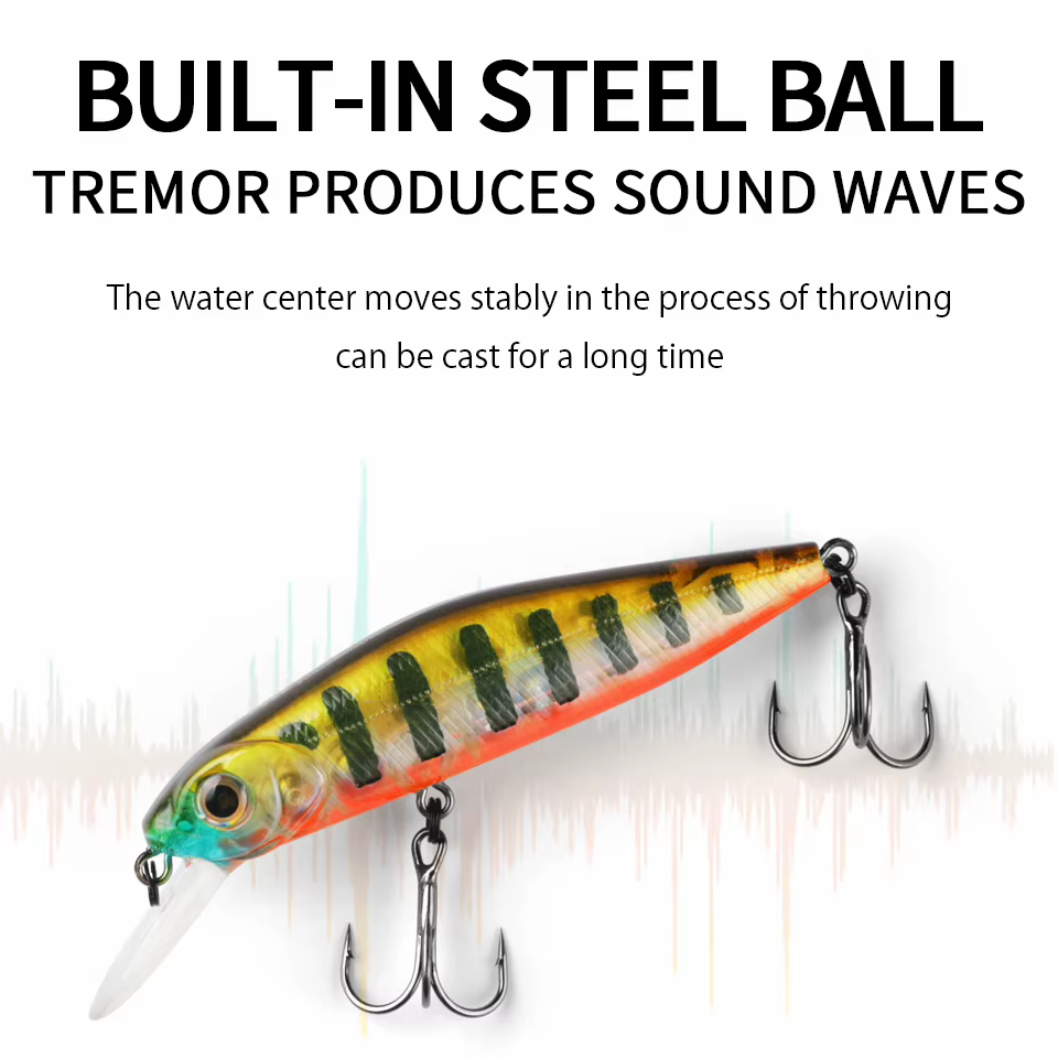 Crankbait BEARKING A08 – Señuelo duro para lucio, lubina y trucha