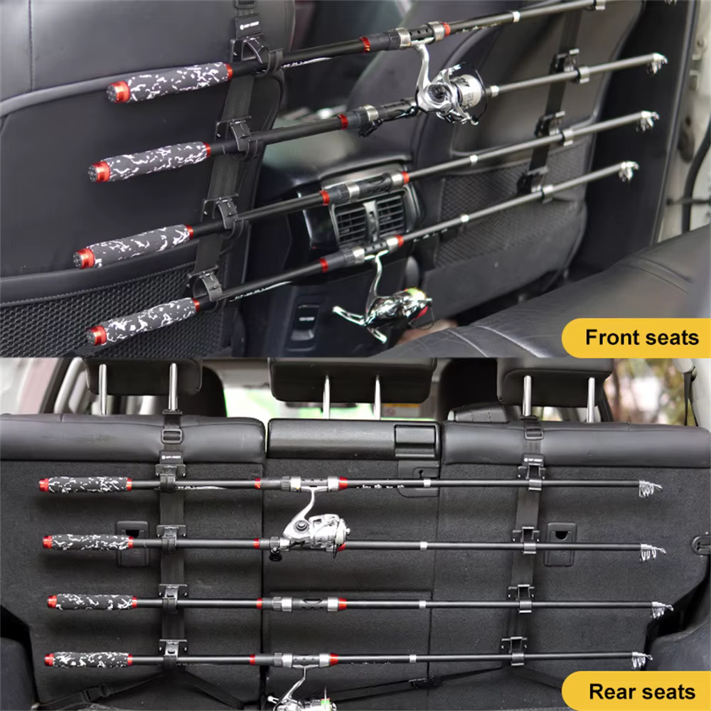 Portacañas ajustable con pinza para asiento de barco - imagen 2