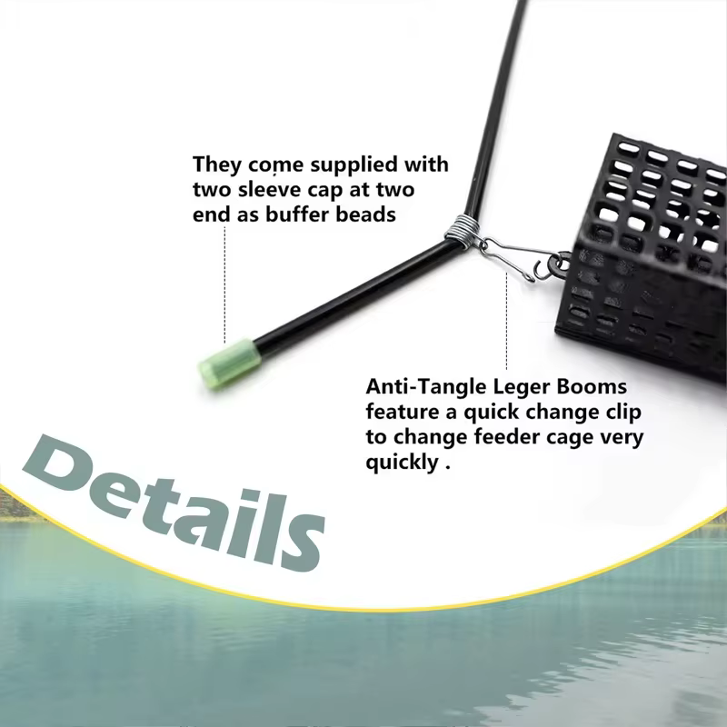 Conector antienredos jaula de cebo alimentador para carpa europea - imagen 3