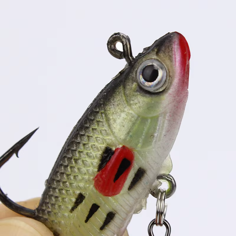 Swimbait de Silicona Cola en T para Sábalo y Lucio Señuelo Suave - imagen 2