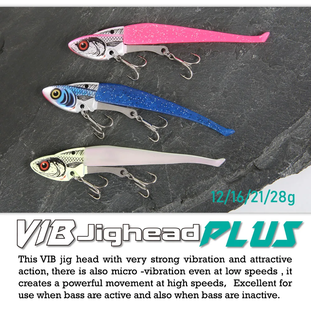 FSTK 2024 Jig Head Glow Shad – Señuelo efectivo para lubina - imagen 2