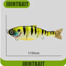 GREENSPIDER Swimbait multiarticulado de cuerpo duro para lucio