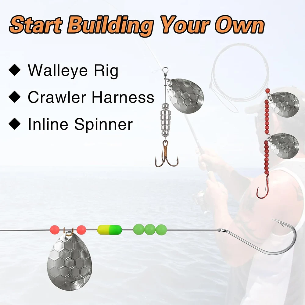 Cuchillas giratorias Colorado de metal para señuelos con Crawler - imagen 2