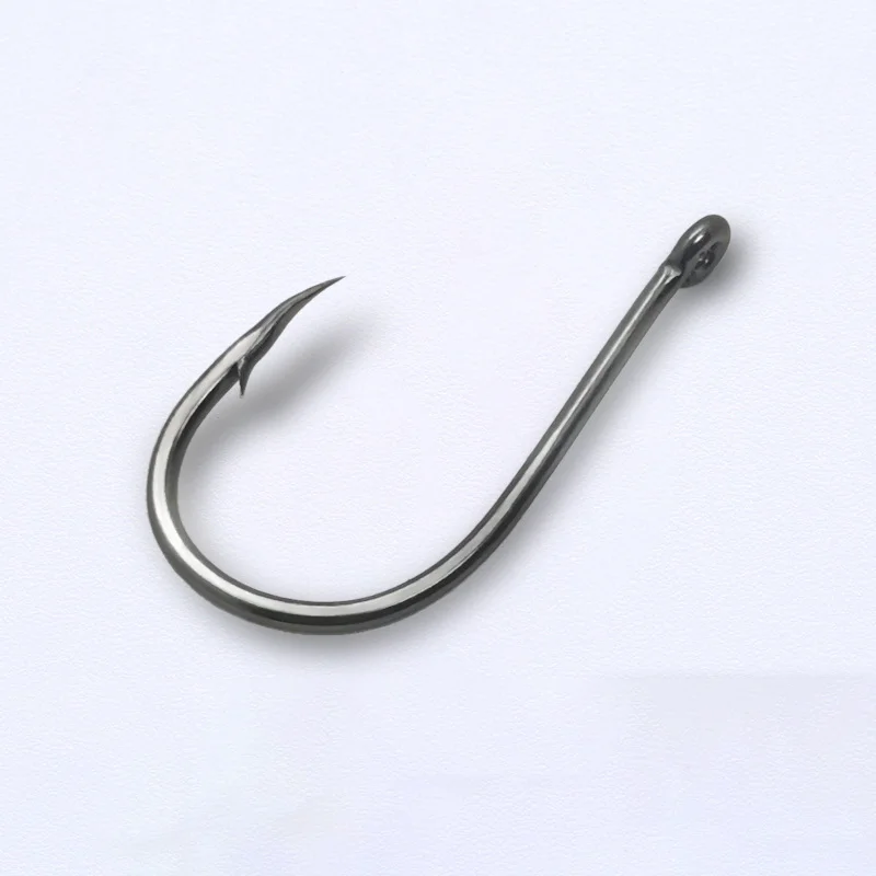 Anzuelo Luya boca torcida con ojos y anillo – Carpa cruciana