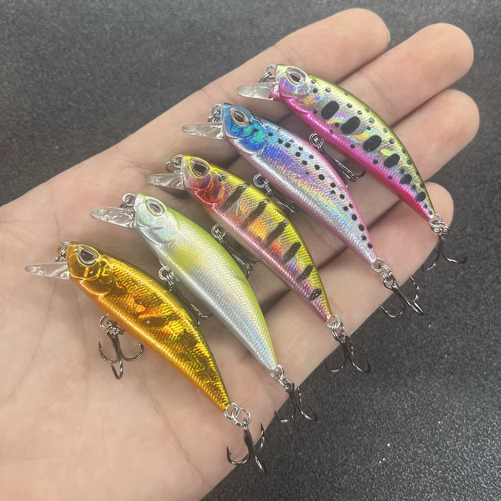 Señuelo Micro Minnow Wobbler hundimiento para trucha lubina y carpa - imagen 2