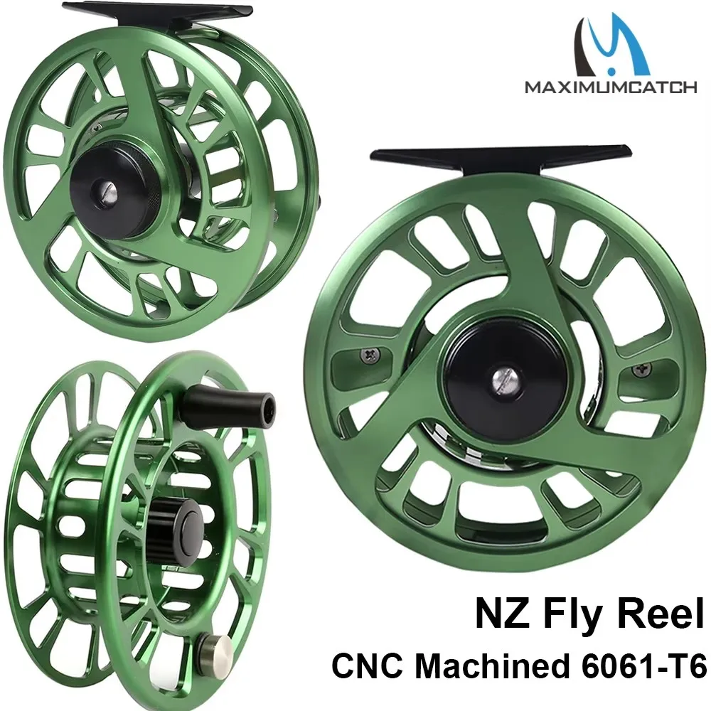 MAXCATCH Carrete de pesca con mosca aluminio CNC – para trucha - imagen 5