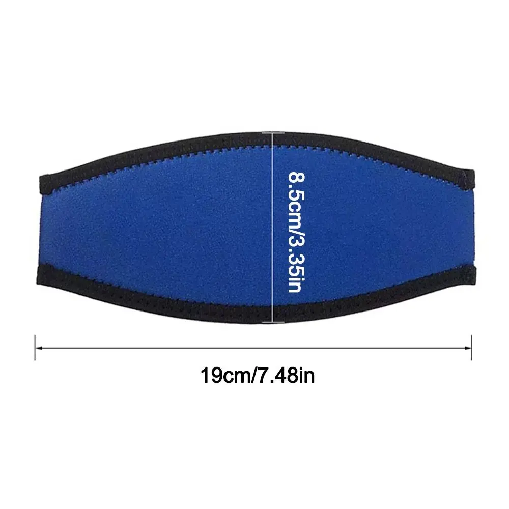 Funda de neopreno para correa de máscara de buceo, acolchado y ajuste