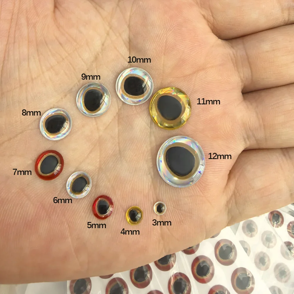 Detalles holográficos 3D tipo gota de agua