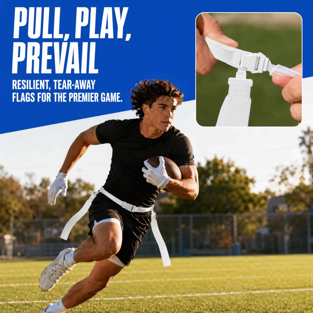 Cinturones Ajustables de Flag Football Profesionales – Fácil Desmontaje