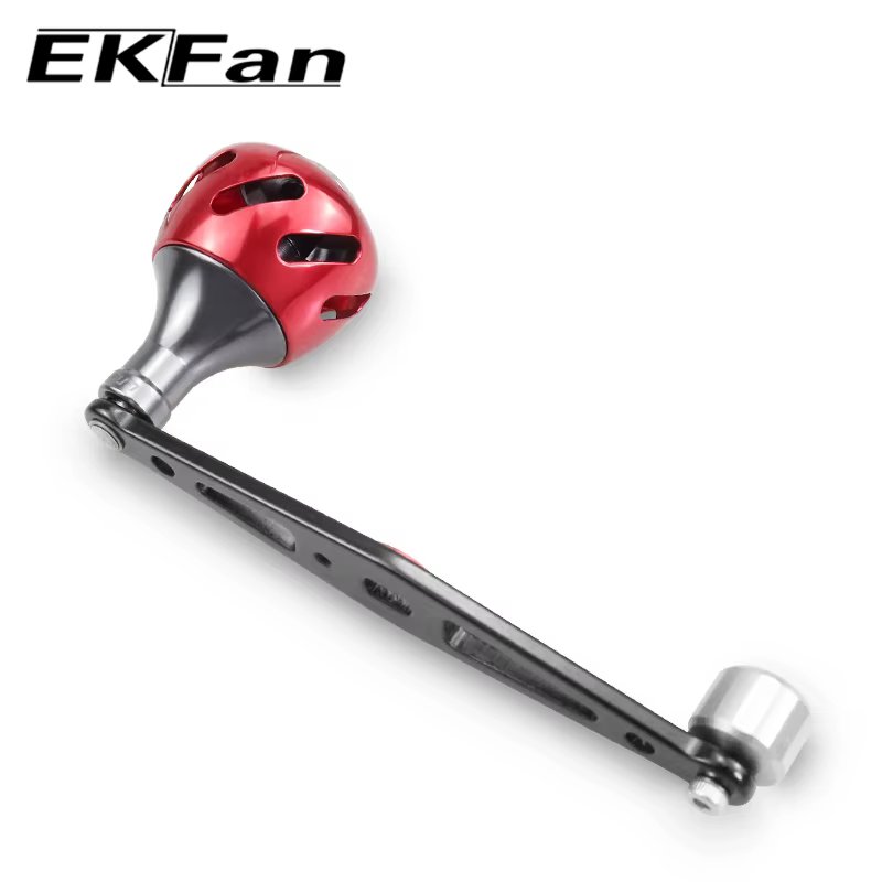 EKfan Mango aluminio para carrete Baitcasting - imagen 4