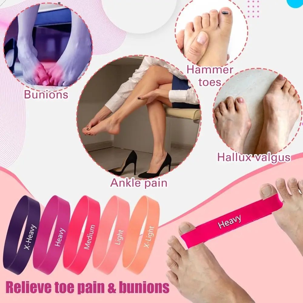 Bandas correctoras Hallux valgus con alineador de dedos y correa - imagen 4