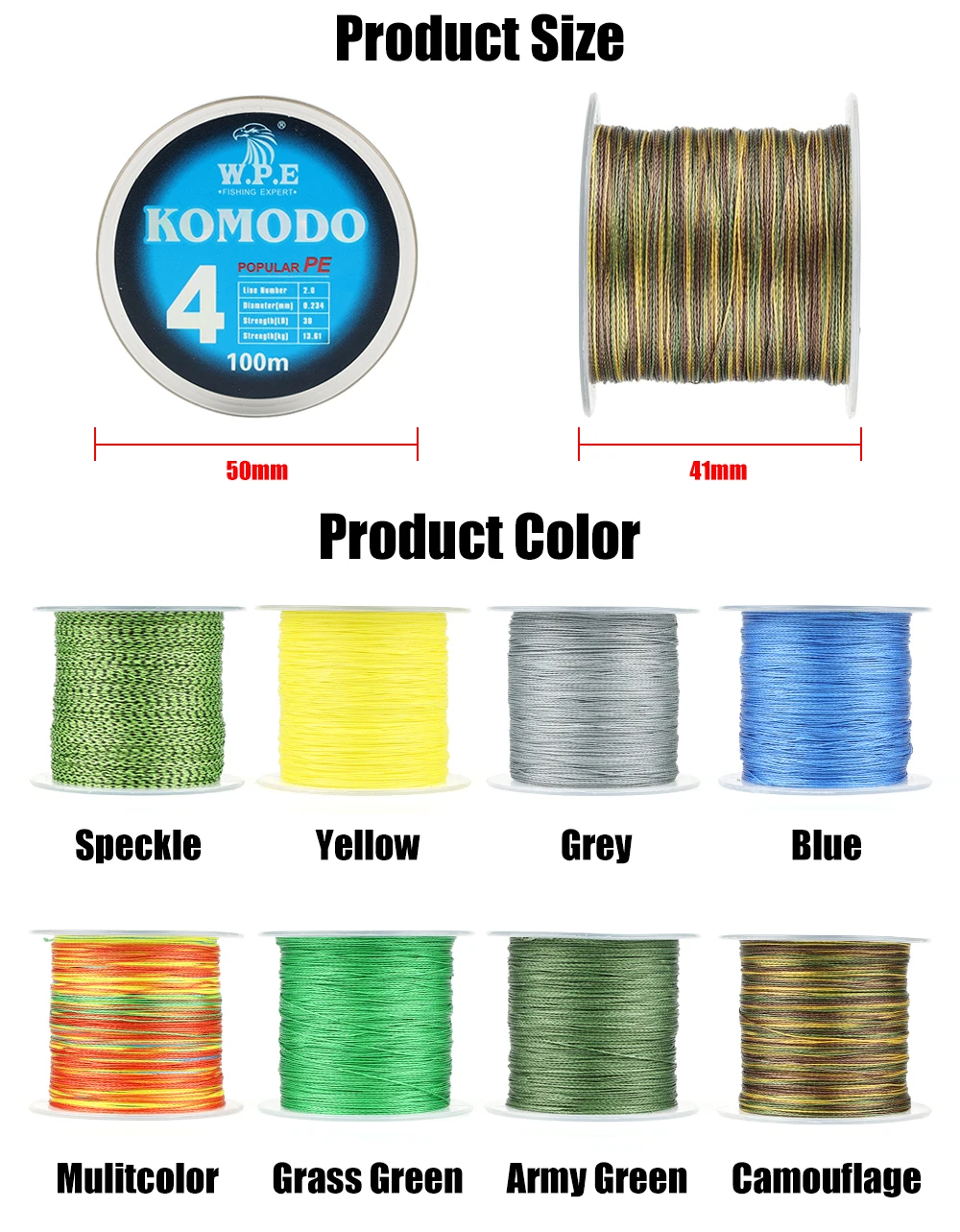 Detalle del trenzado de 4 hebras