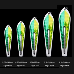 FISHINGFANS Cuchara señuelo acero carbono – alta mar hundimiento lento