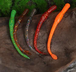 Señuelo gusano artificial blink 7cm – cola larga para Texas Rig y Drop-Shot