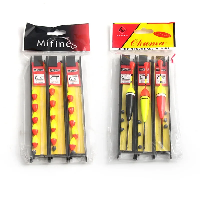 Flotadores Bobber para carpa – Juego de 3 boyas de pesca