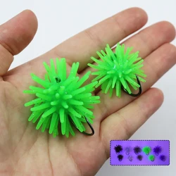 ZYZHE señuelos blandos erizo de mar Jig Head para agua salada