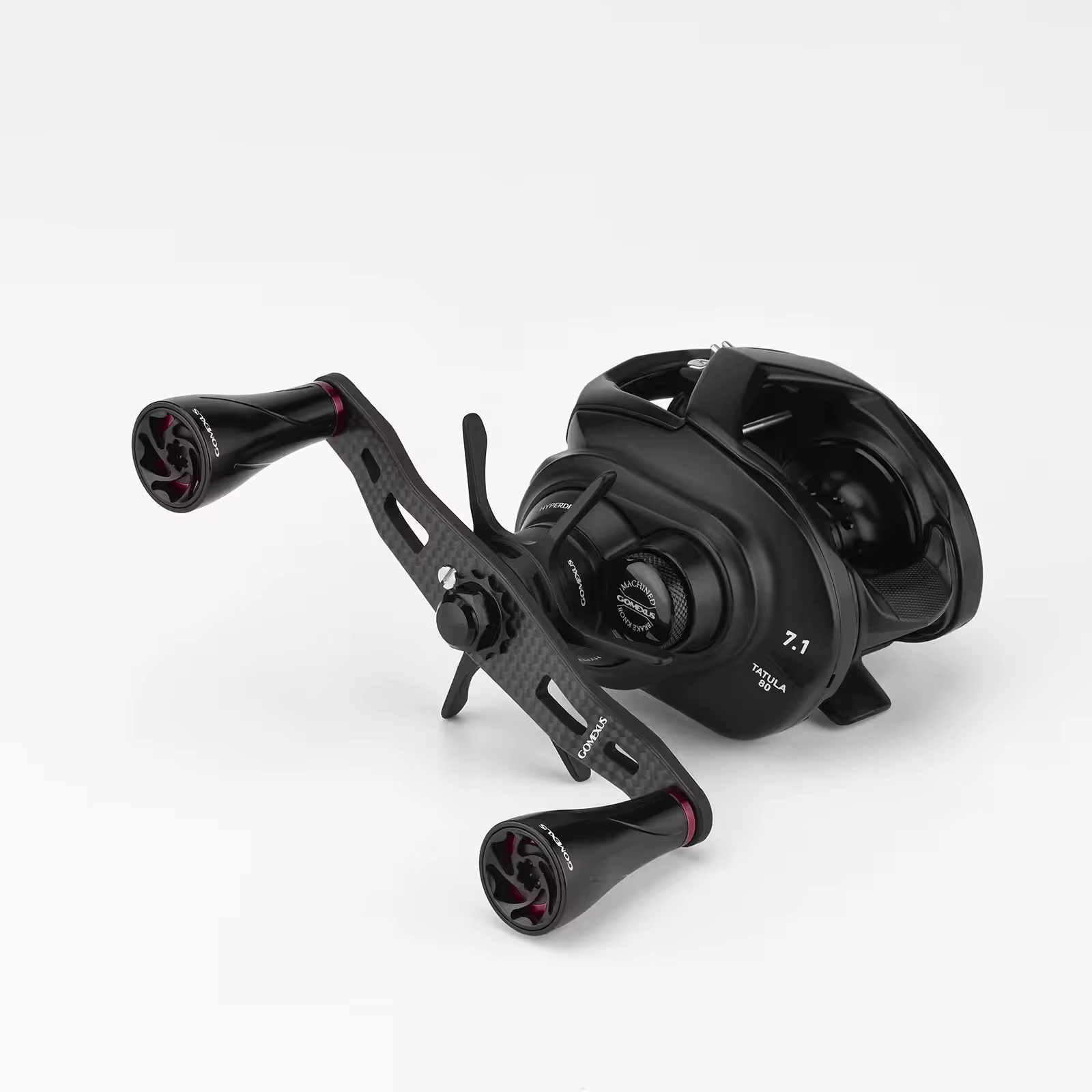 Mango de carrete Baitcasting Gomexus DC95 de carbono doble - imagen 5