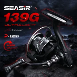 SEASIR Carrete giratorio carbono ultraligero 139g – Arrastre 6kg
