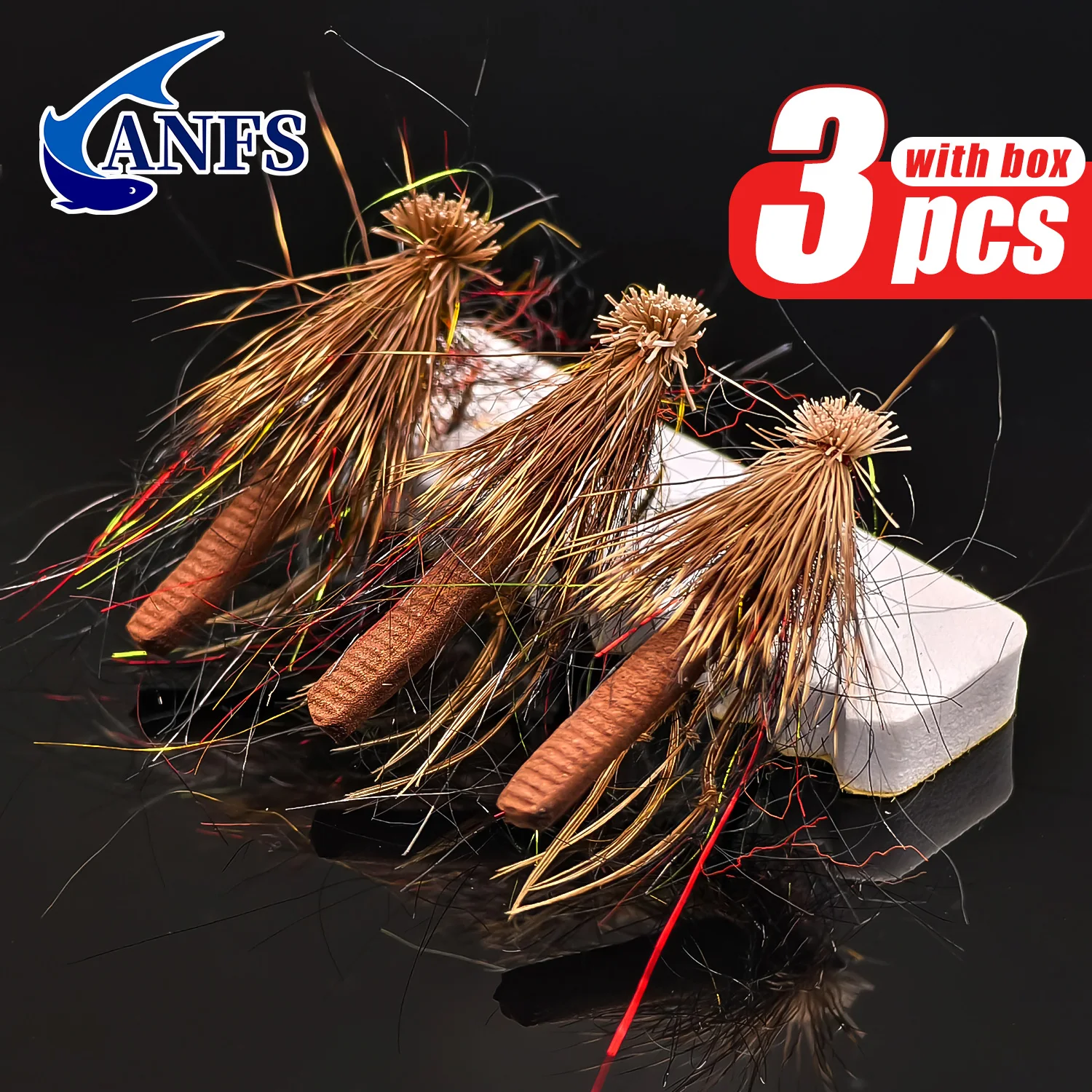 ANFS Mosca seca MayFly – Broche a mano para trucha y lubina ganadora - imagen 2
